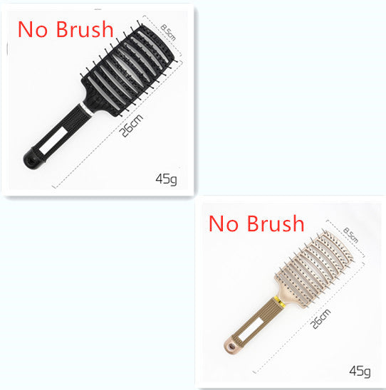 Hairbrush Anti Klit Brushy Haarborstel Women Detangler Hair Brush Bristle Nylon Scalp Massage  Teaser Hair Brush Comb